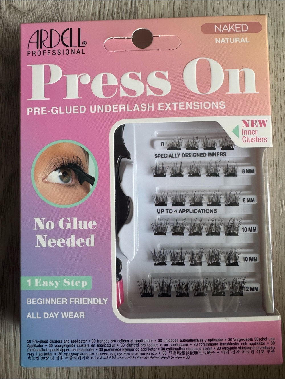 Ardell Wispies Press On pre-glued underlash extensions 4 Kits Multiple Lengths - Picture 5 of 6